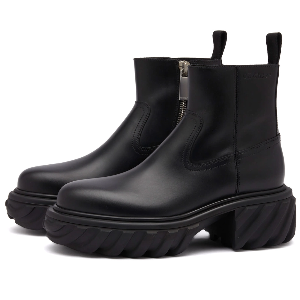 Off White Men's Exploration Ankle Boot Black
